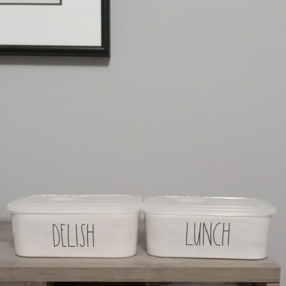 Rae Dunn Ceramic Lunch Set New
